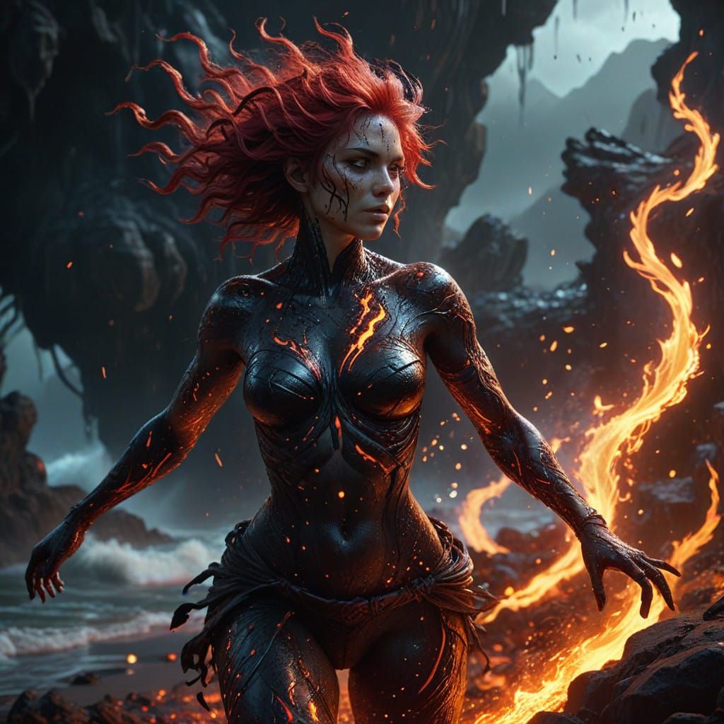 Supernatural Demoness of Blazing Inferno