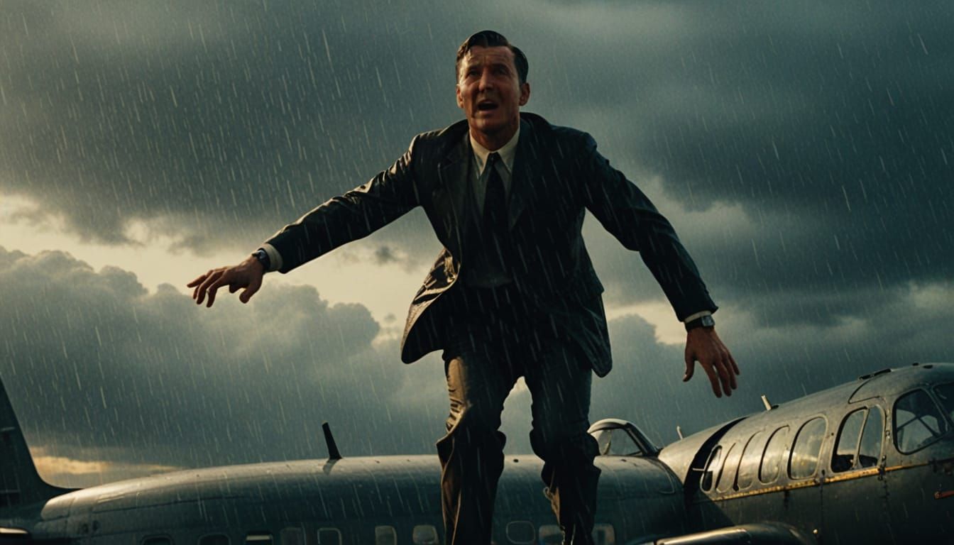 DB Cooper Leaps in Film Noir Style