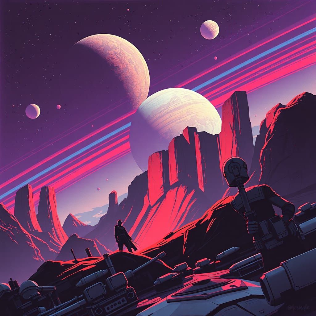 Futuristic Vehicle Design in Concept Art Style