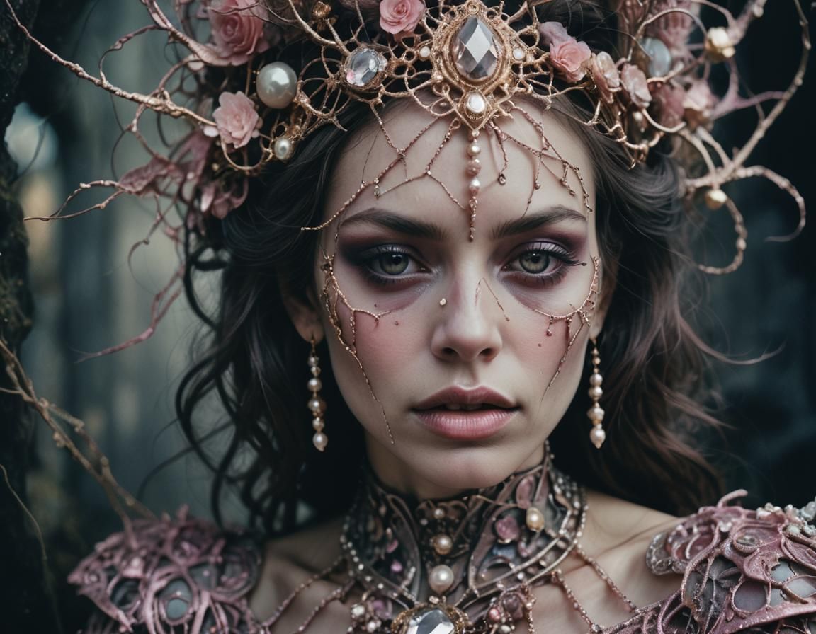 Mysterious Woman: Surreal Expressionist Portrait in Film