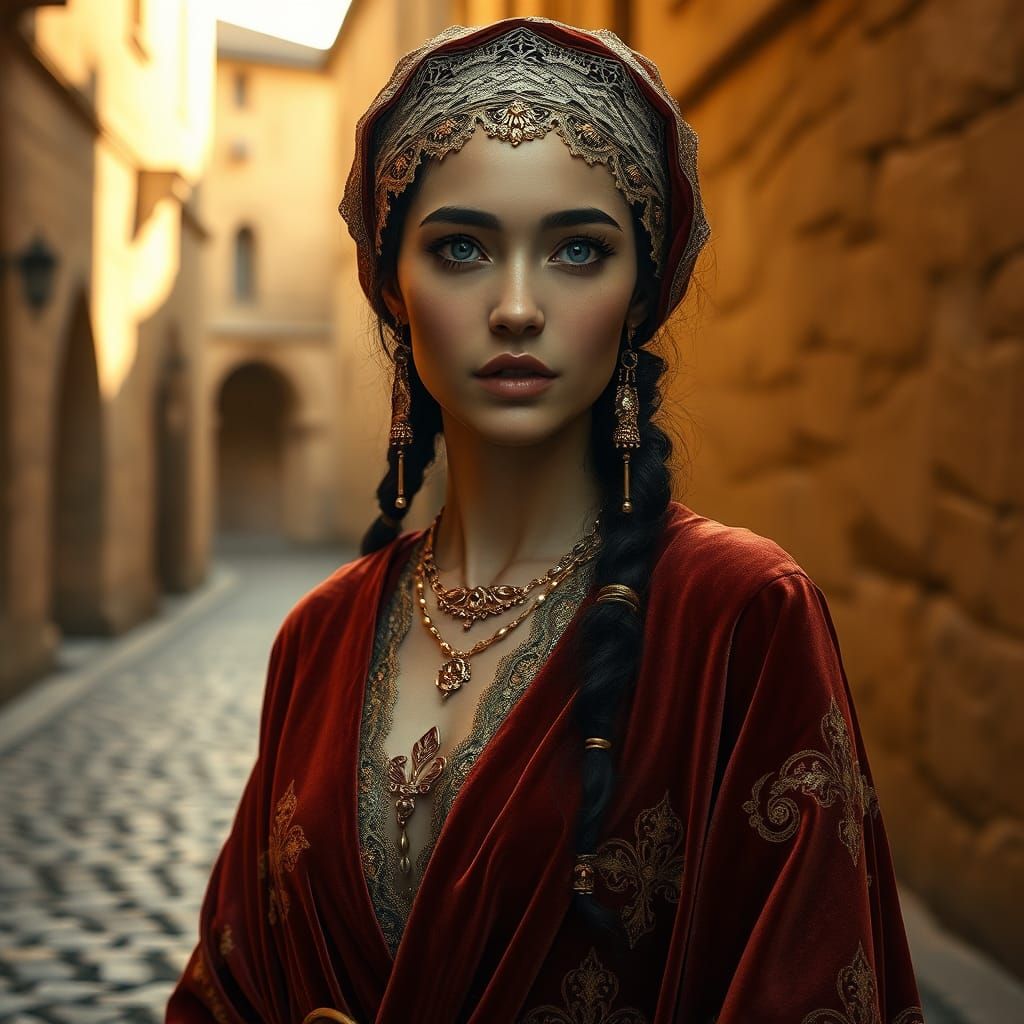 French Jewish Woman in 13th Century France