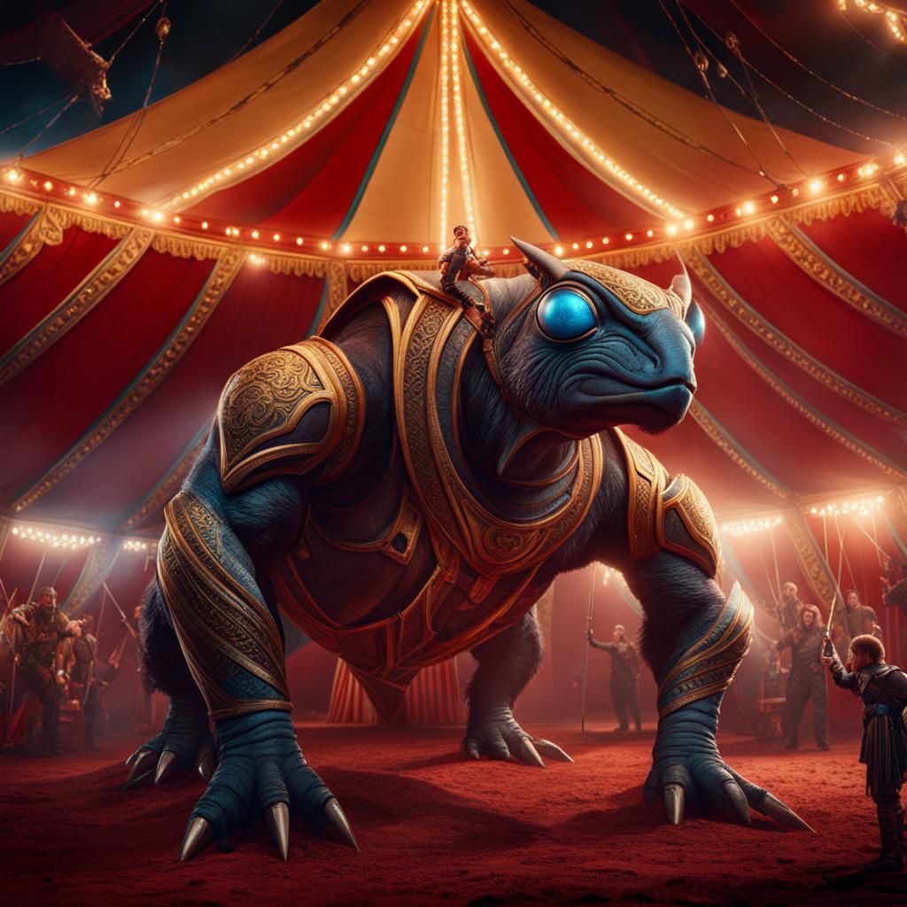 Bug Crawling on Dwayne Johnson: Detailed Matte Painting