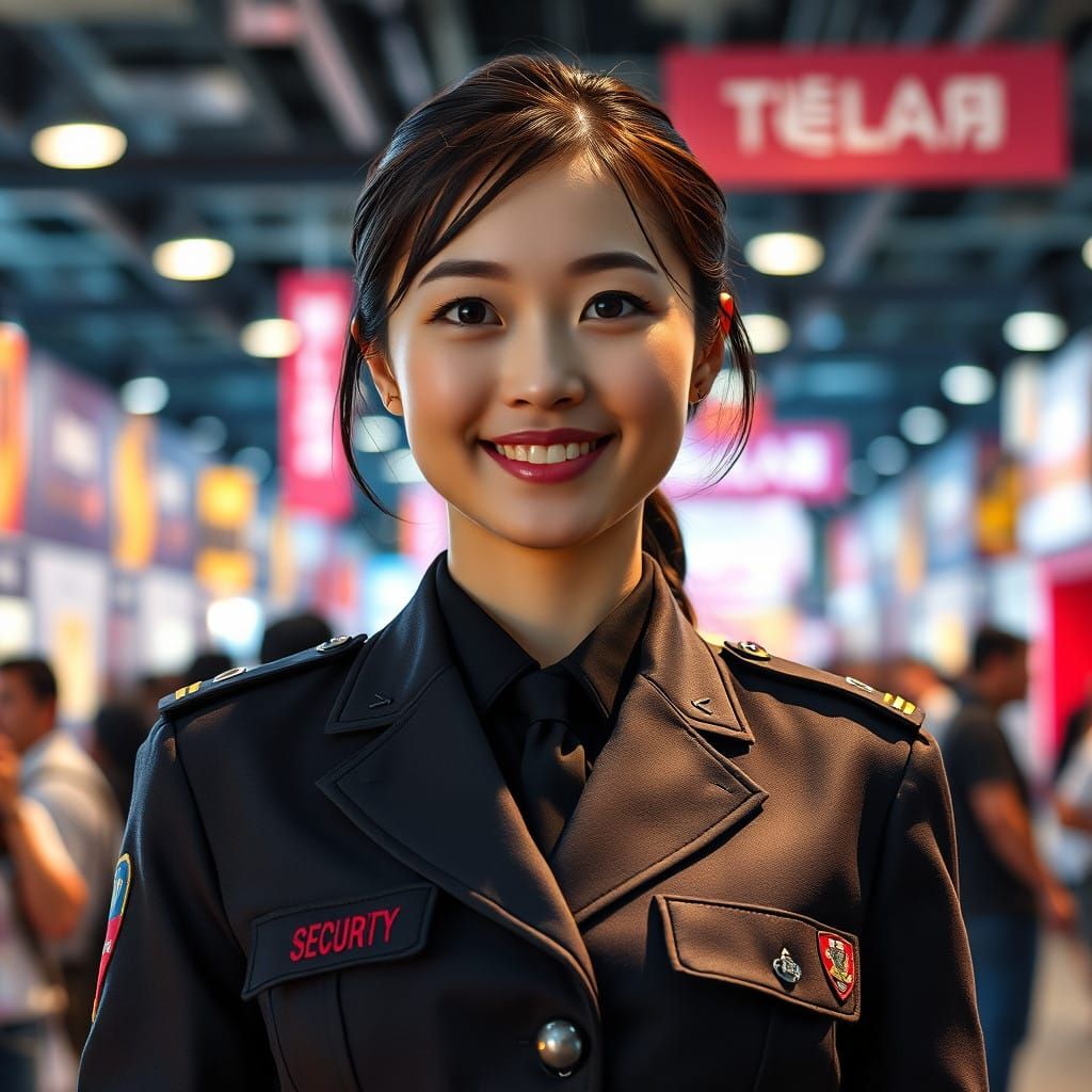 Korean Security Guard Stands Confidently at Comic Con in Dra...
