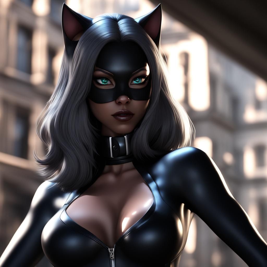 Felicia Hardy as Black Cat: 3D Artstation Render