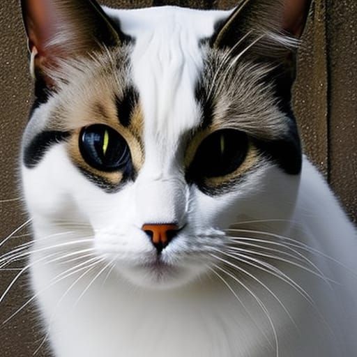 Cat with Elvis Presley Forelock