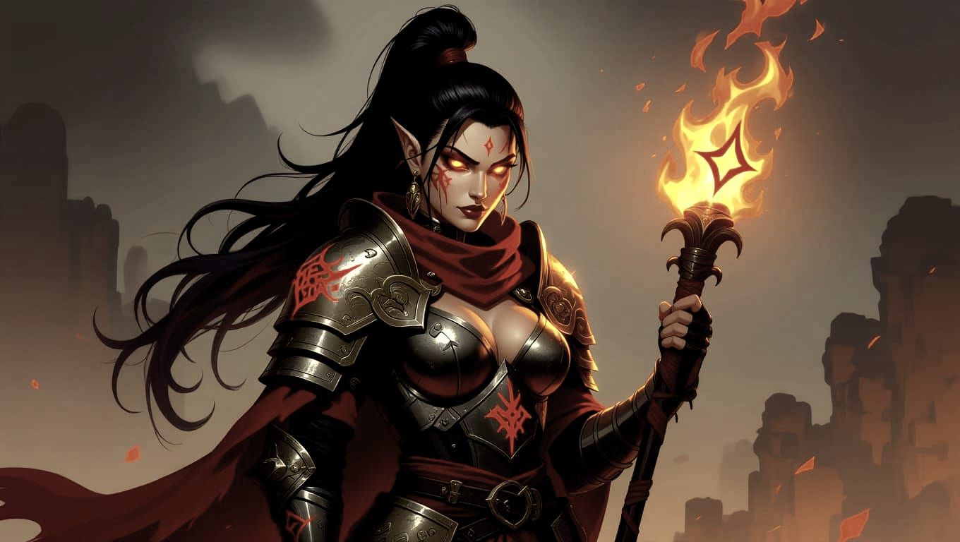 Epic Fantasy Hobgoblin Fire Mage