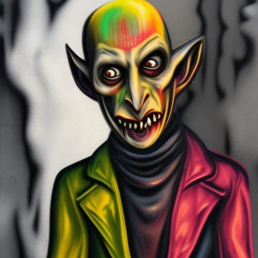 Nosferatu: Count Orlok in 1920s Movie Style