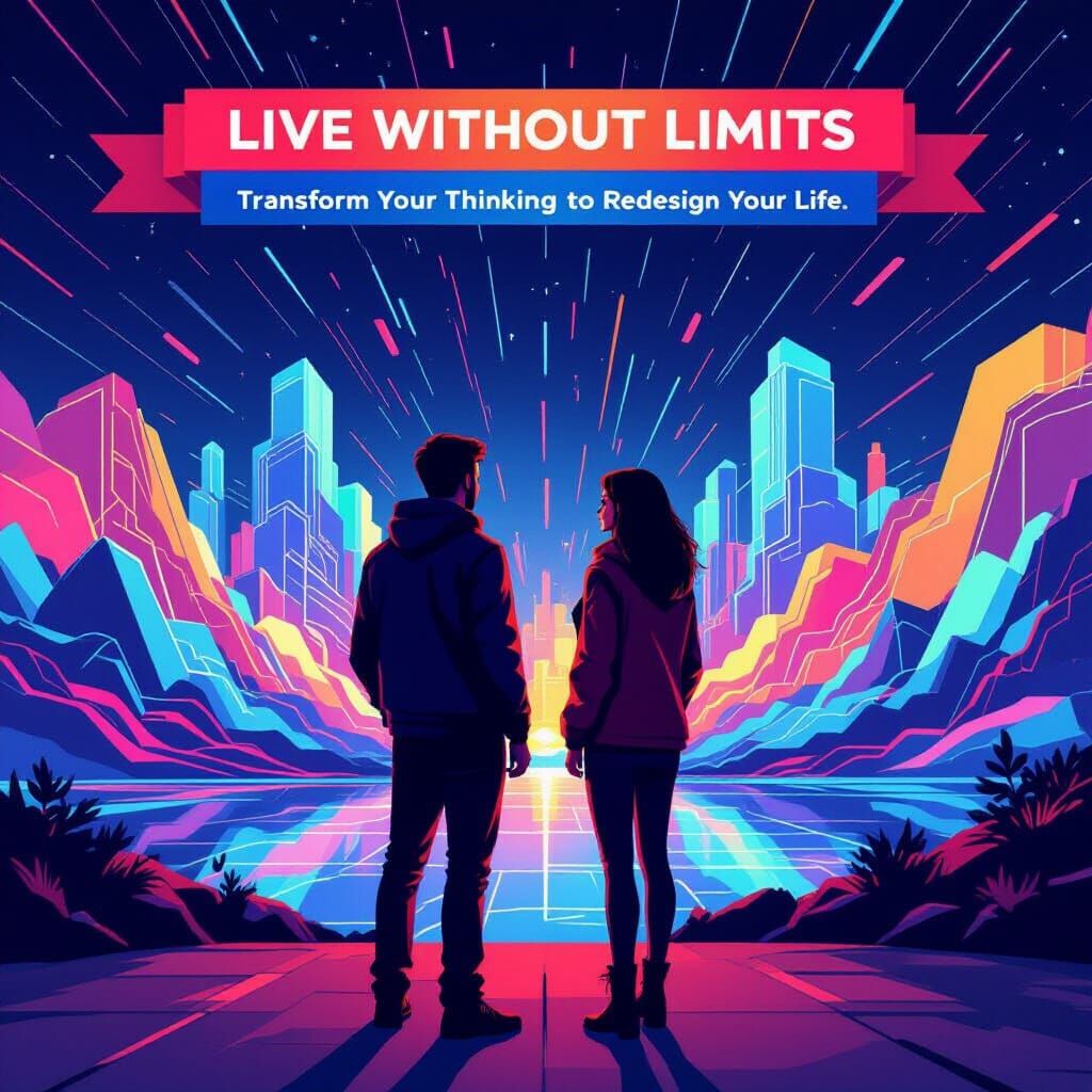 NFT Art: Couple Listens to Inspiring Message in Digital Land...