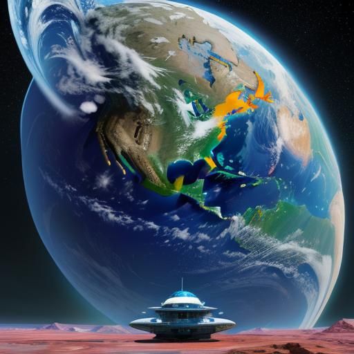 Earth Spaceship Arrives at Planet Ross 128B