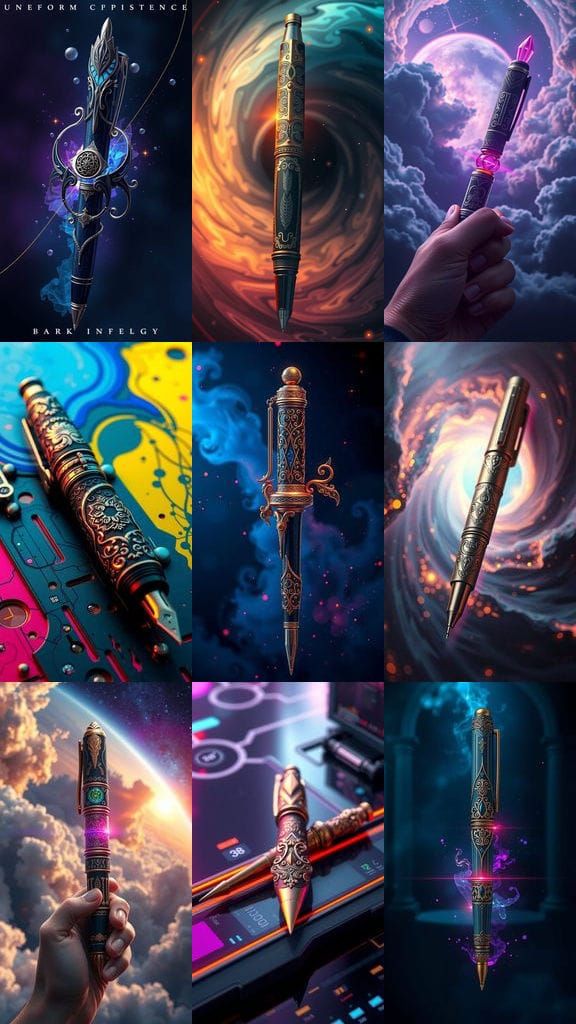 Almighty Hightech Pen in Detailed Matte Painting