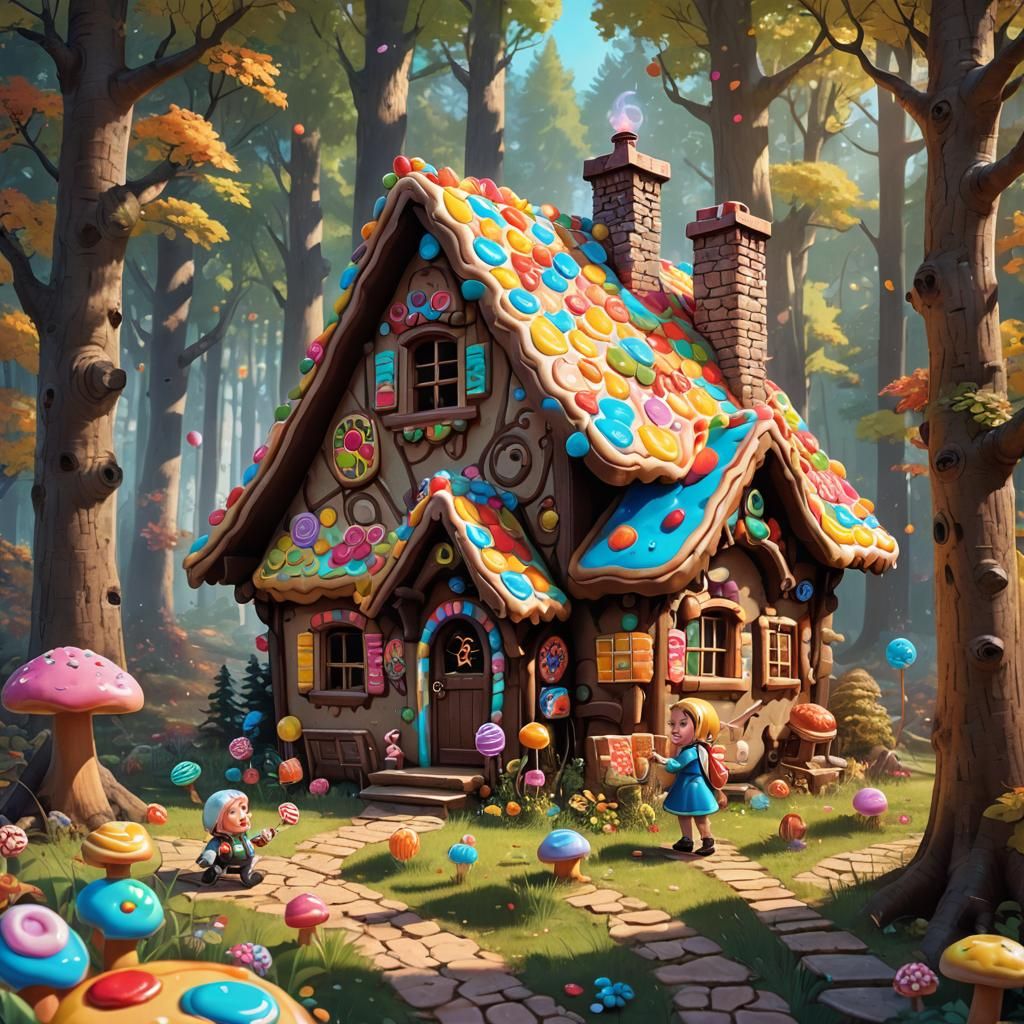 Hansel and Gretel's Candy House Feast