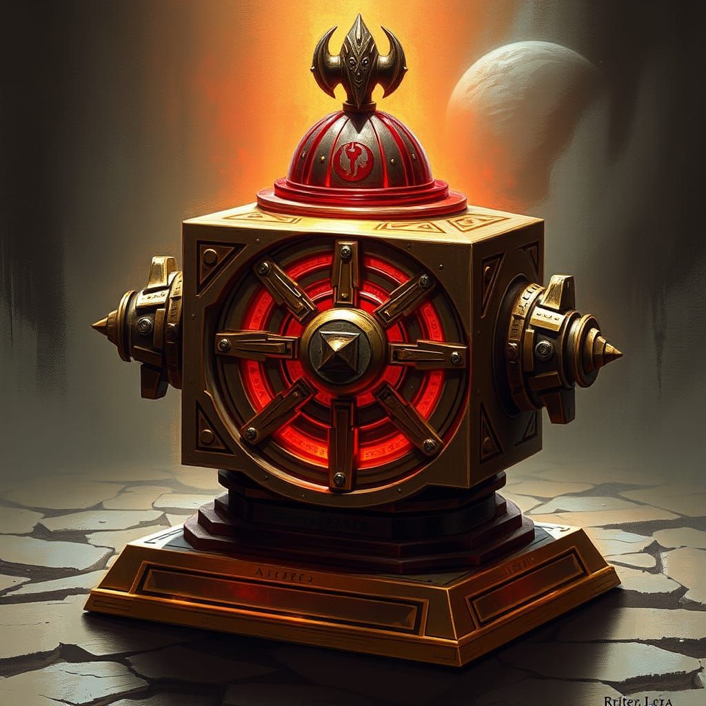 Ancient Sith Holocron in a Mysterious Sith Tomb