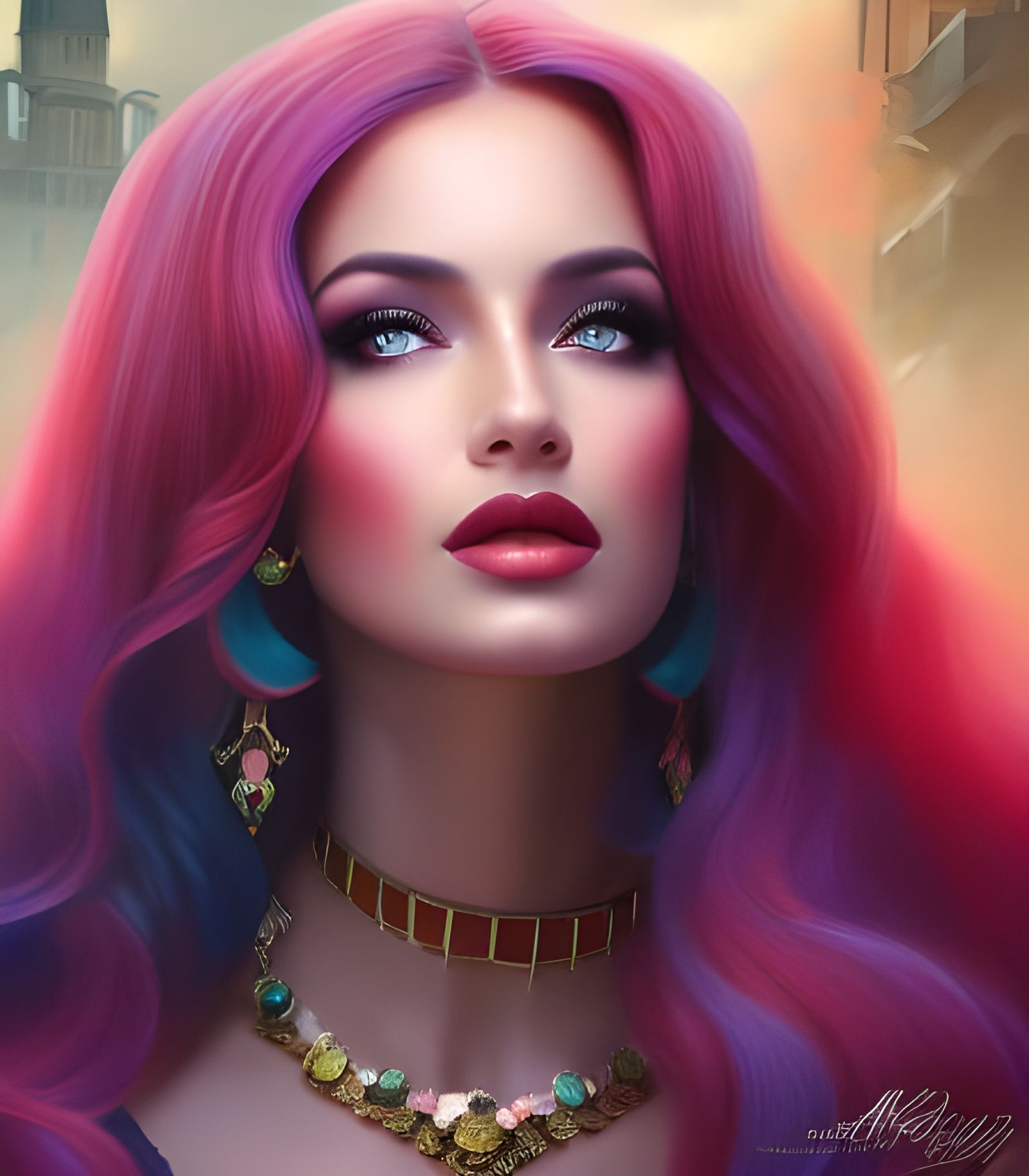 Fiery Hairstyle