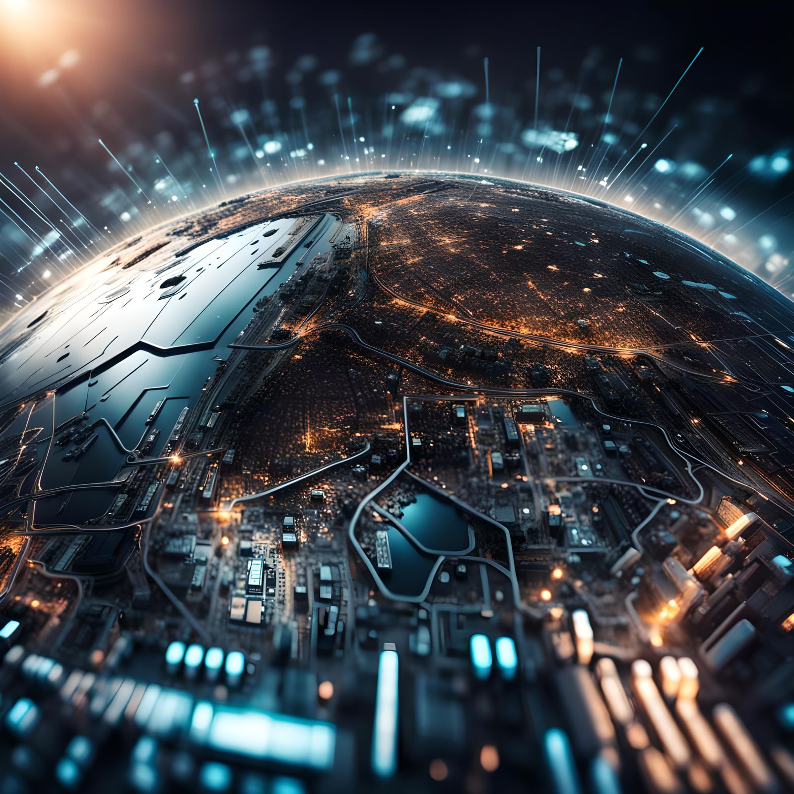 Global Spread of Digital Technologies in Hyperrealistic Styl...