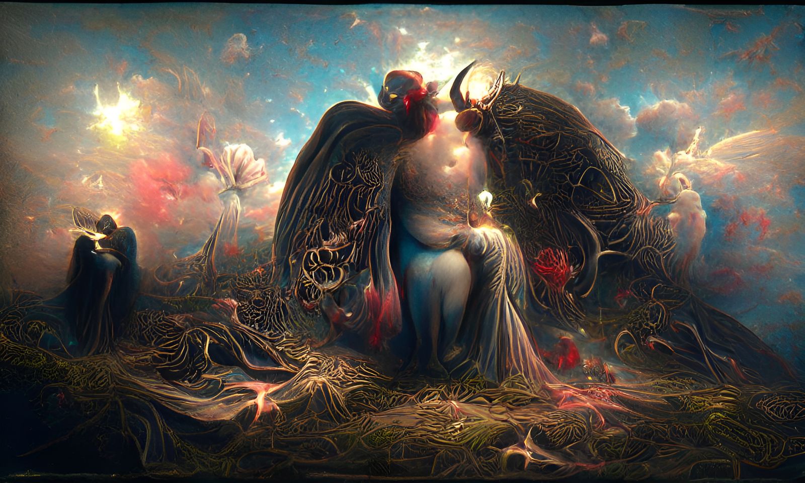 Lucifer in Heaven and Hell Garden