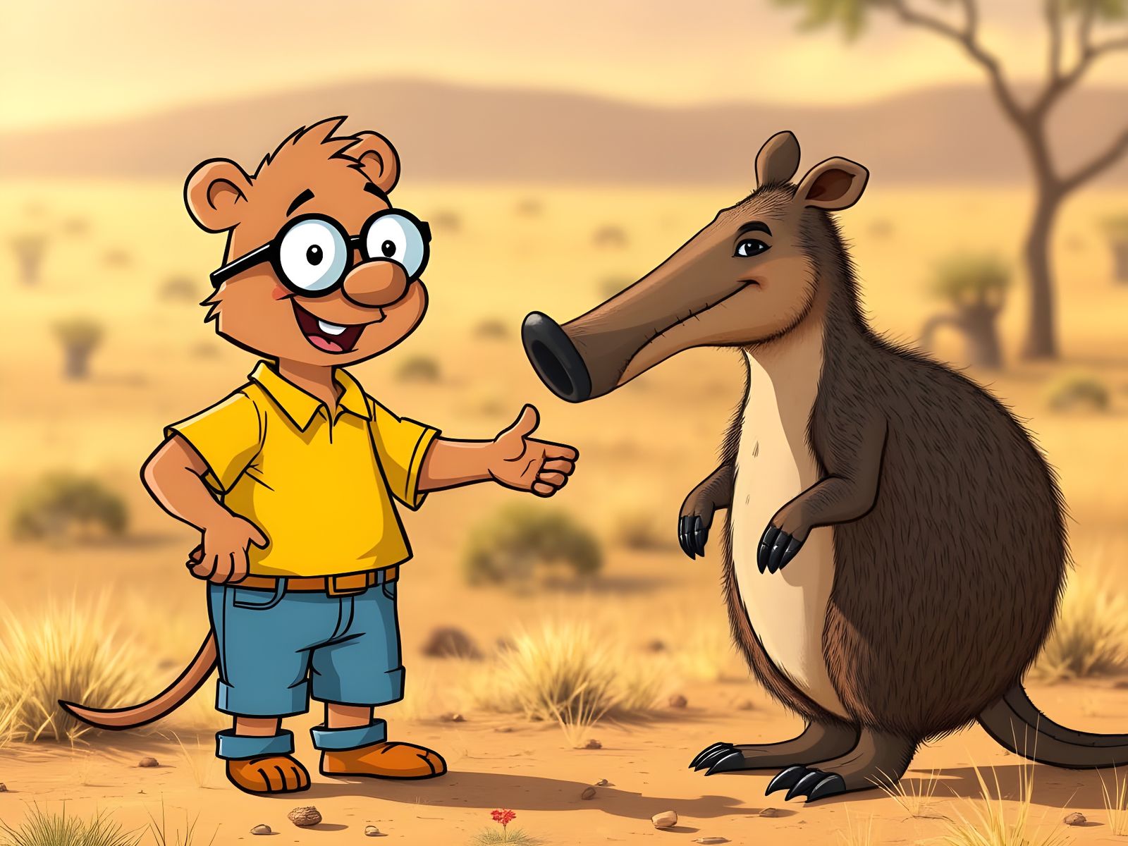 Aardvark Showdown: Cartoon vs Reality