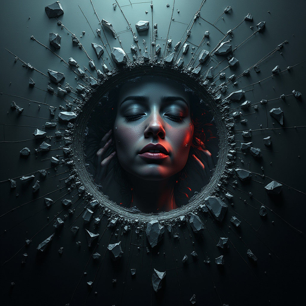 Fractured Reflections: Shattered Glass Art in Unreal Engine