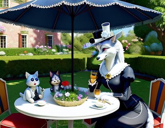 Afternoon tea with cuties