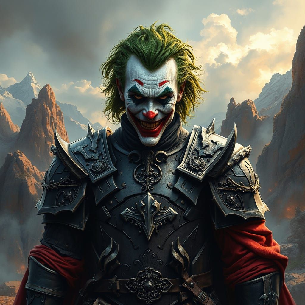 Medieval Joker in Epic Cinematic Style