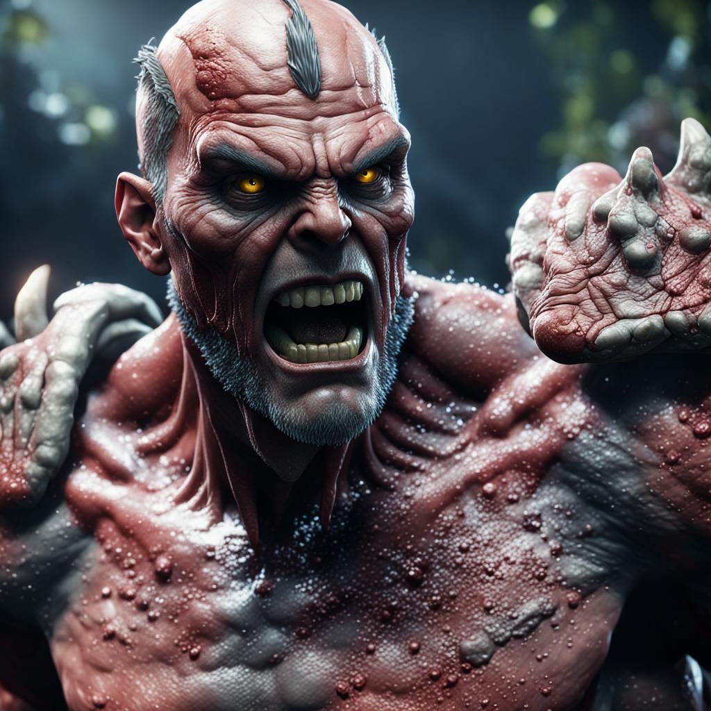 Cinematic 3D Scene with Epic Videogame Graphics