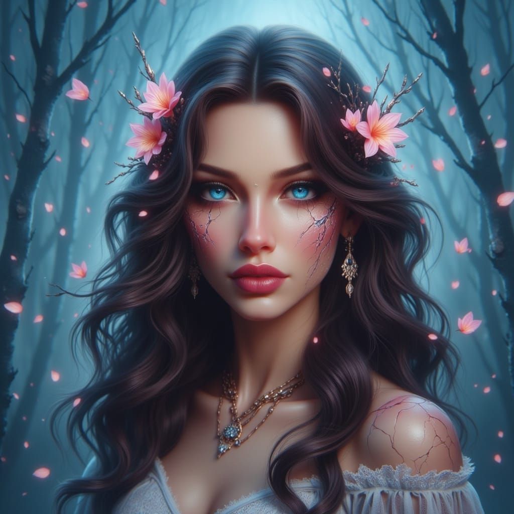 Tanja Portrait Oil Painting in John Singer Sargent Style