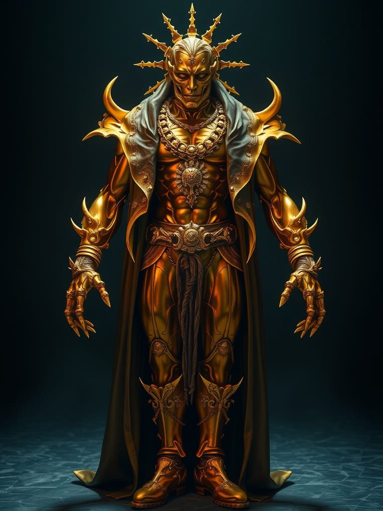 Golden Figure of Eerie Magnificence