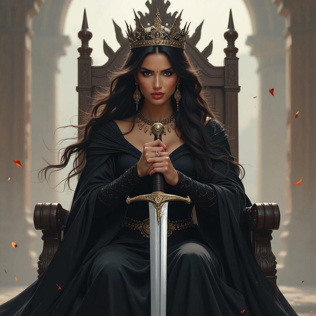 Powerful Bangladeshi Queen Ascending to Her Throne