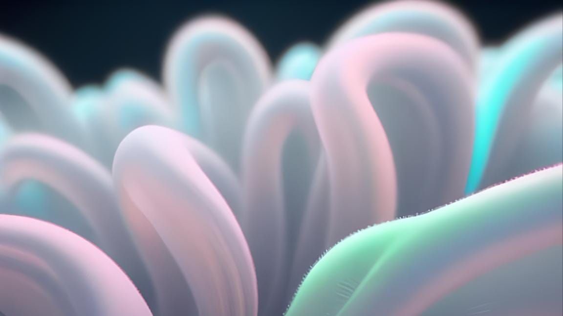 Surreal Pastel Energy Flow Macrophotography in 8K