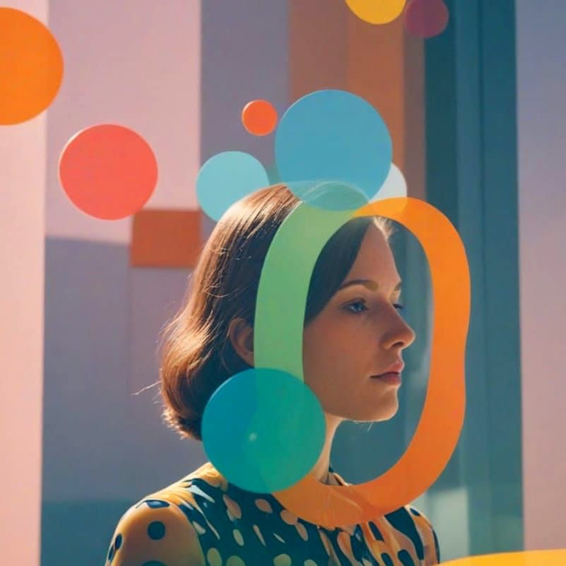 Collage of Fleeting Moments in Joel Meyerowitz Style