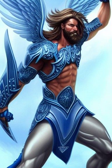 Warrior Angel Ready for Battle