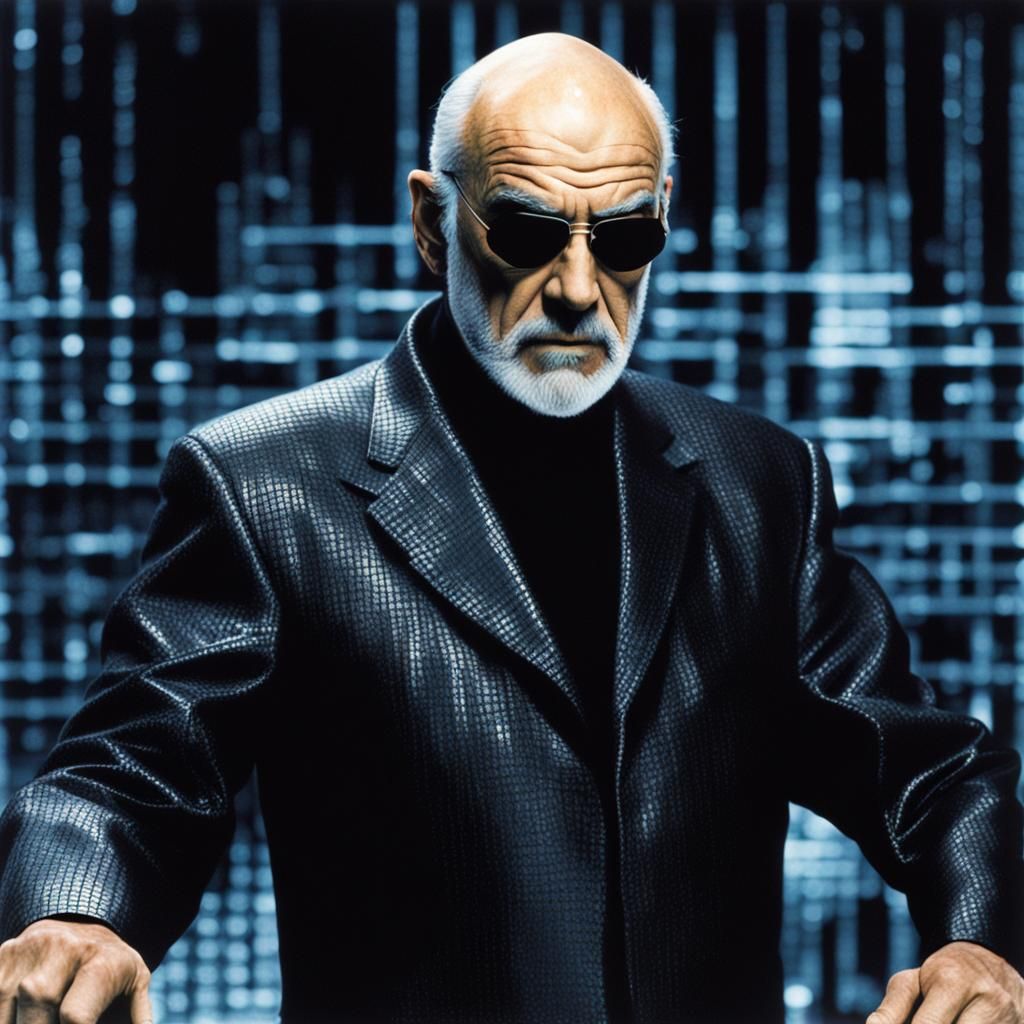 Sean Connery as Morpheus in The Matrix