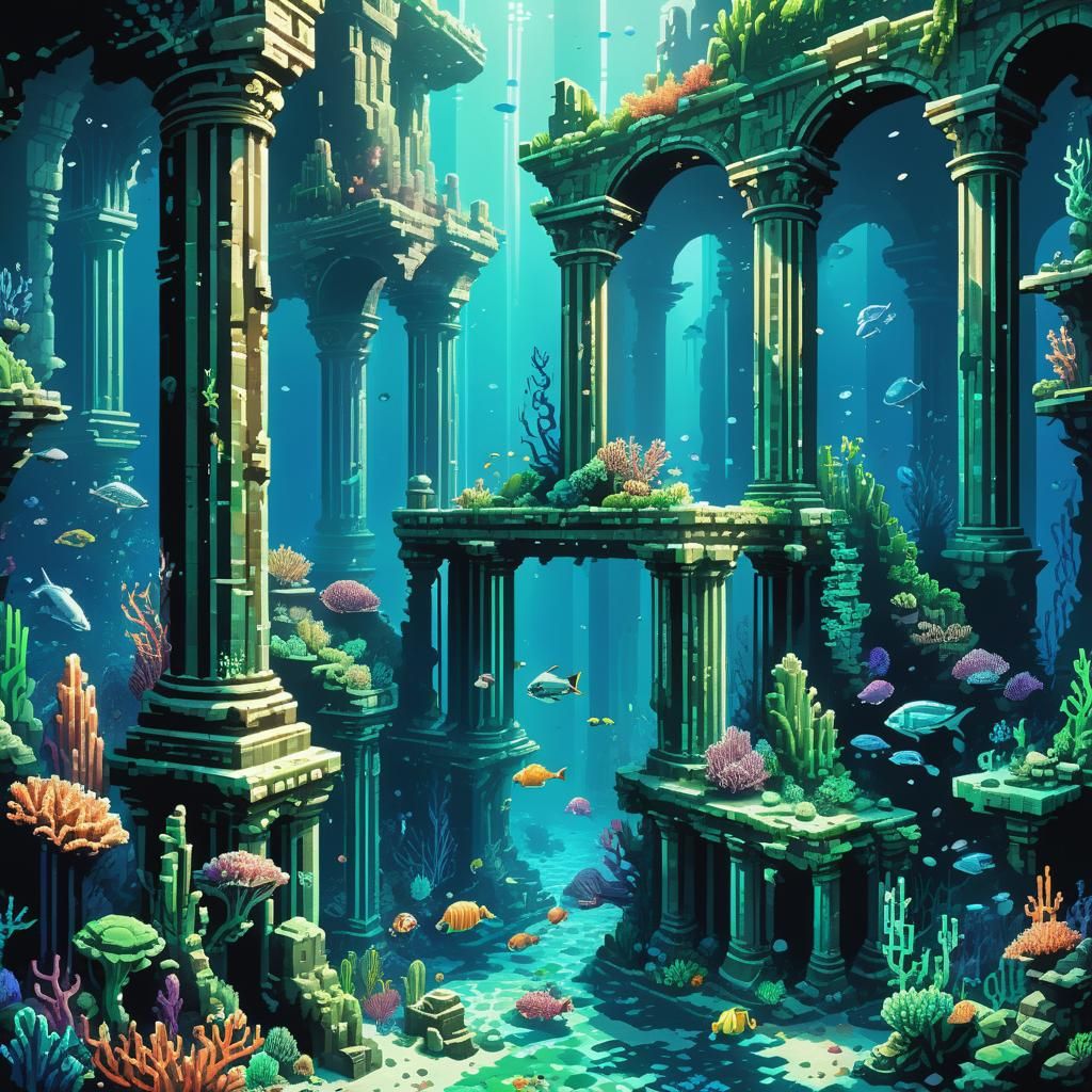 Pixel Art ' Atlantis