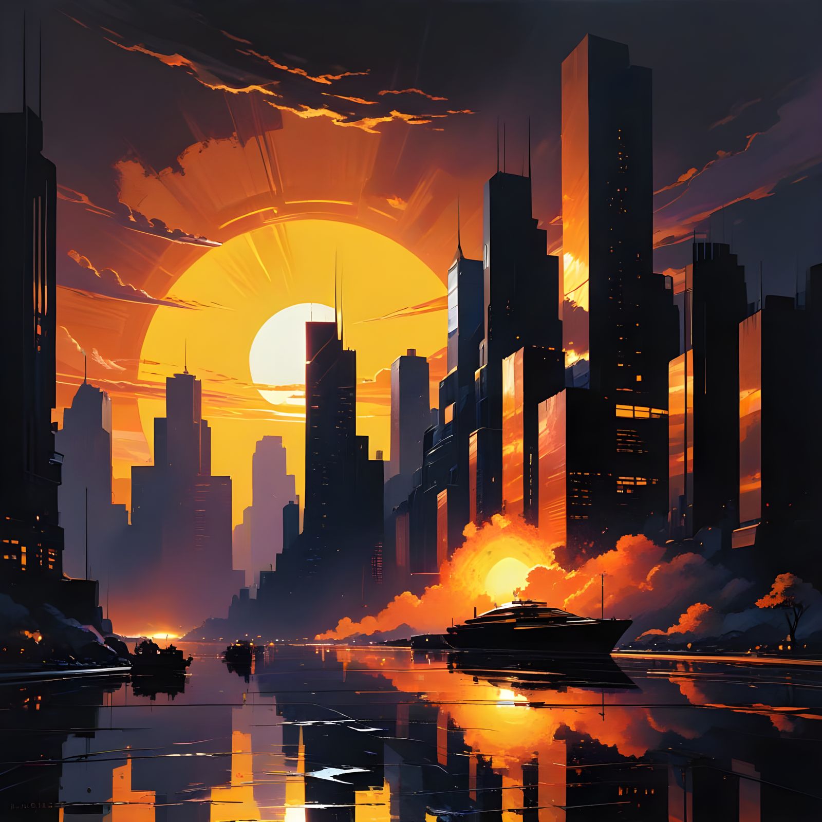 Golden Radiance in Cosmic Black