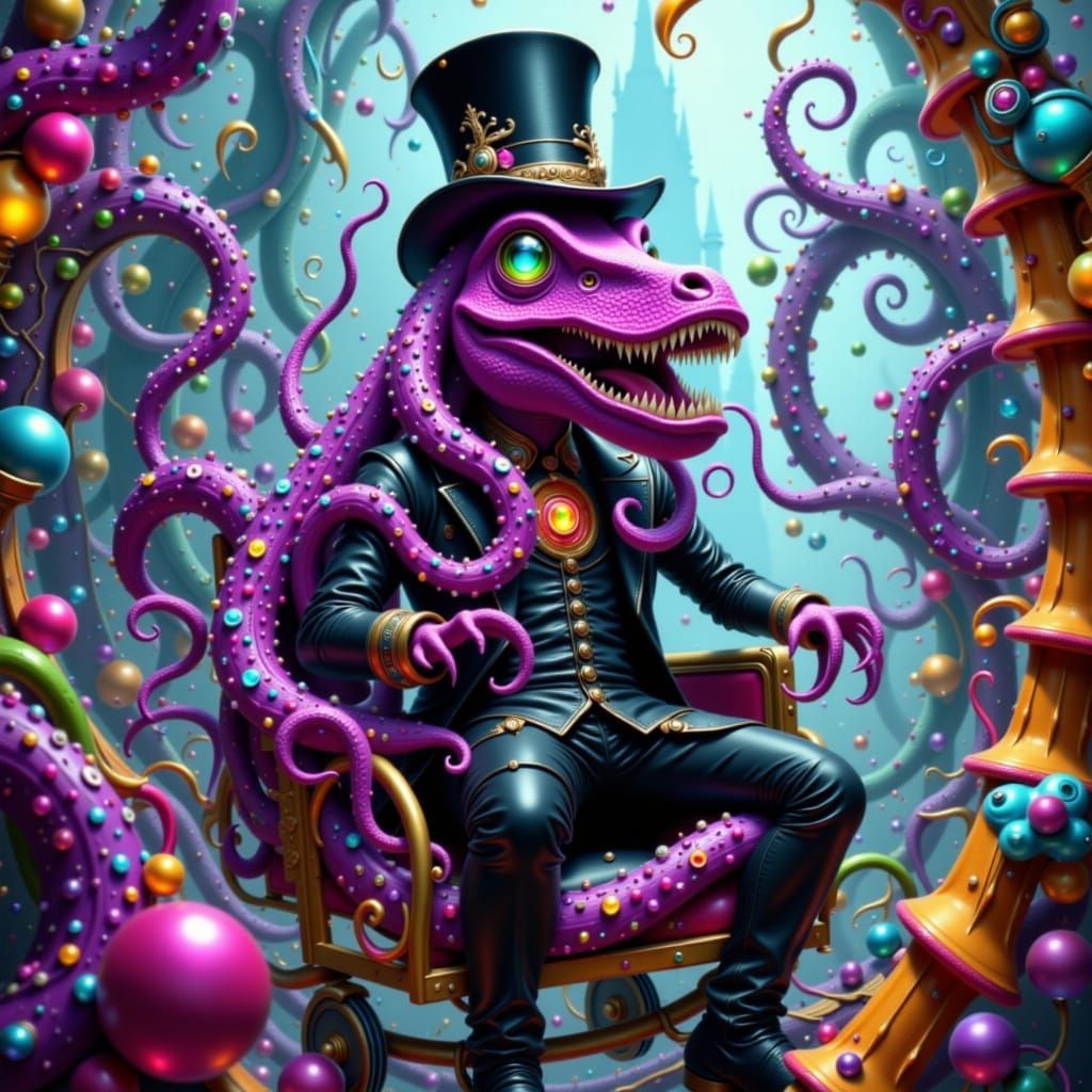 Dinosaur Octopus Apothecary on Anime Rollercoaster