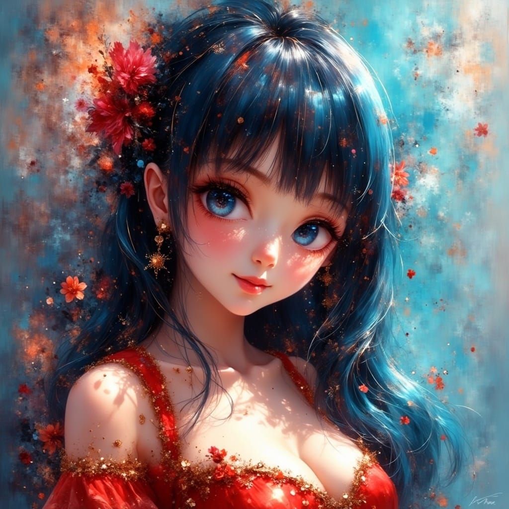 coupe prisme art numérique illustration numérique résolution 8K pixiv deviantart beau coloré élégant hyperdétaillé fanta...