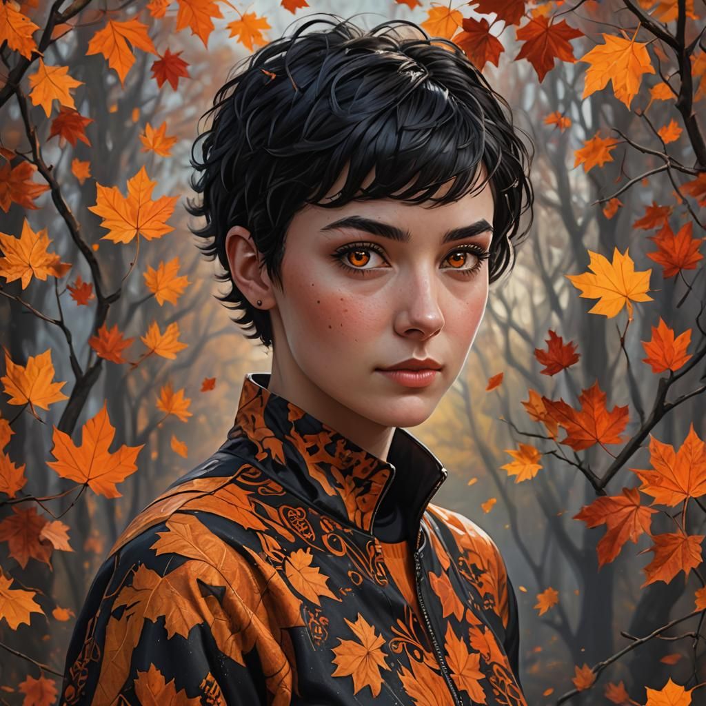 Hyperrealistic Portrait of a Superhero High School Student