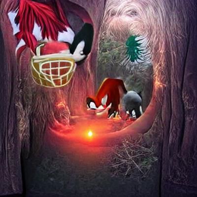 Knuckles and Shadow Open a Portal