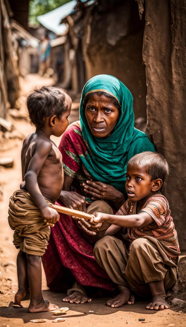 A Mother's Struggle: Poverty and Resilience