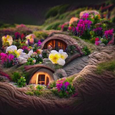 Charming Hobbit Home in Green Hills