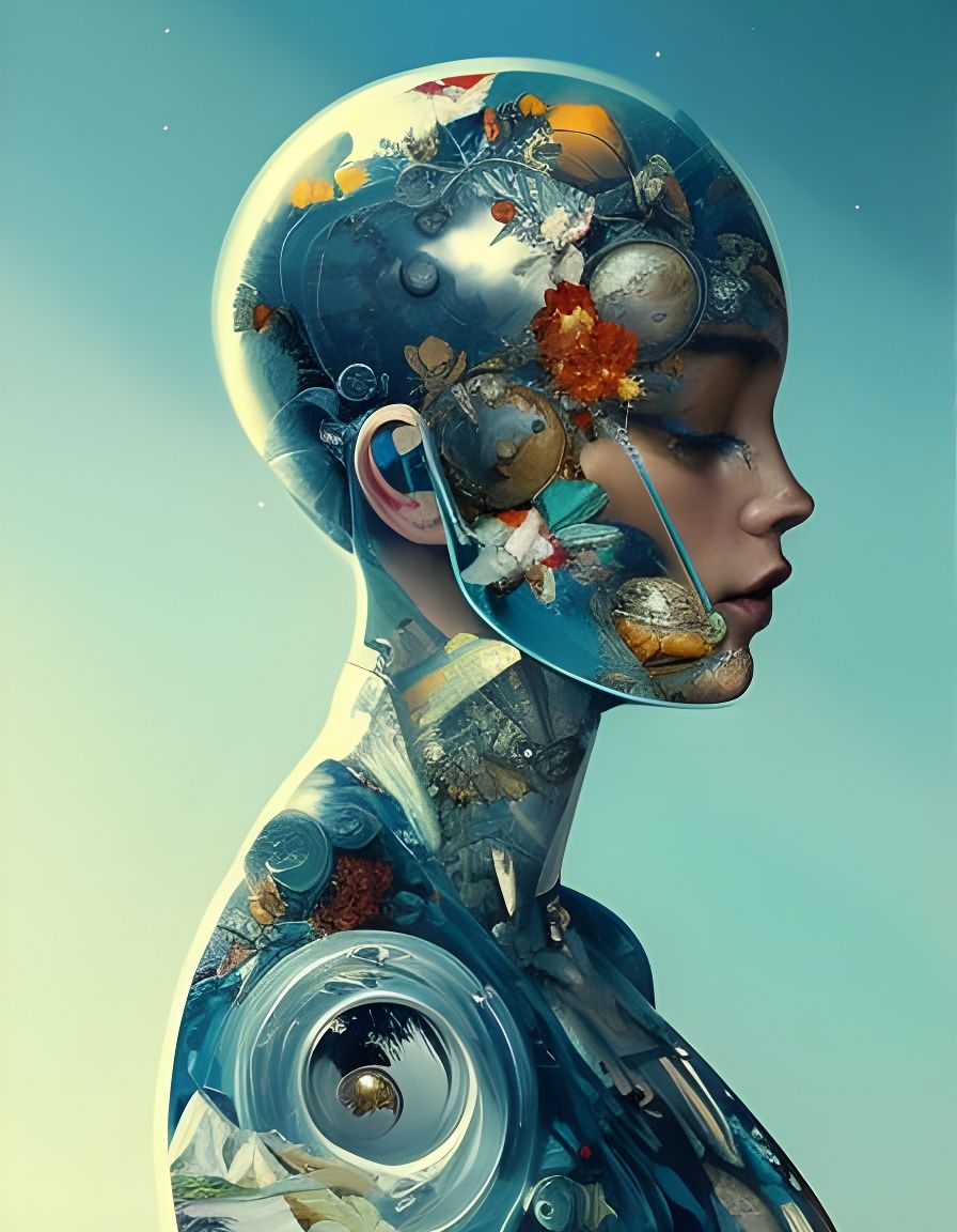 Astronaut's View of Earth: Digital Art