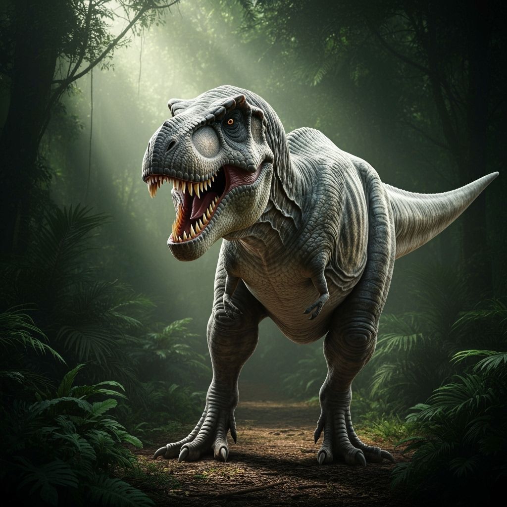 Realistic Dinosaur Photo