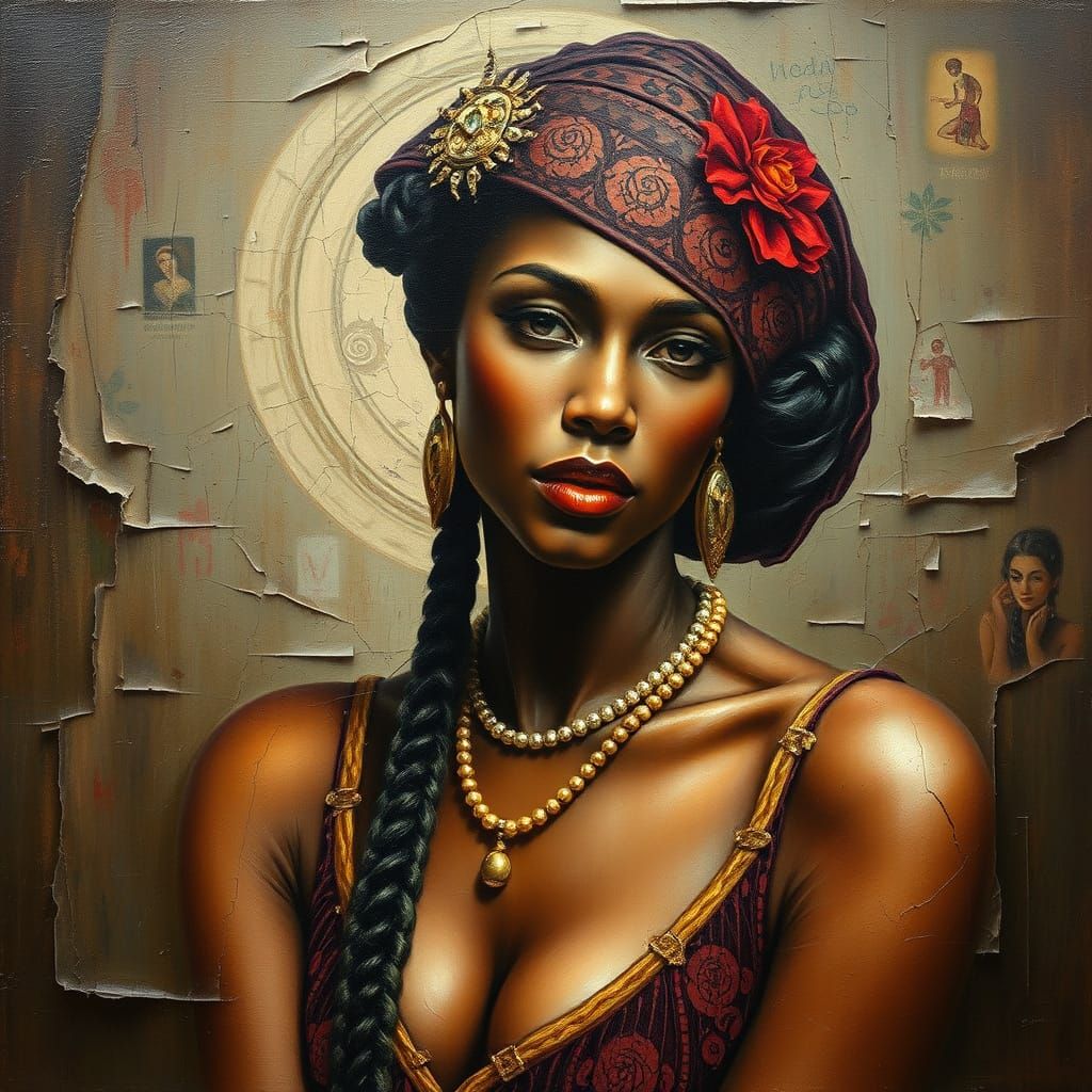 Rasta Fantasy: African Woman in Flapper Dress