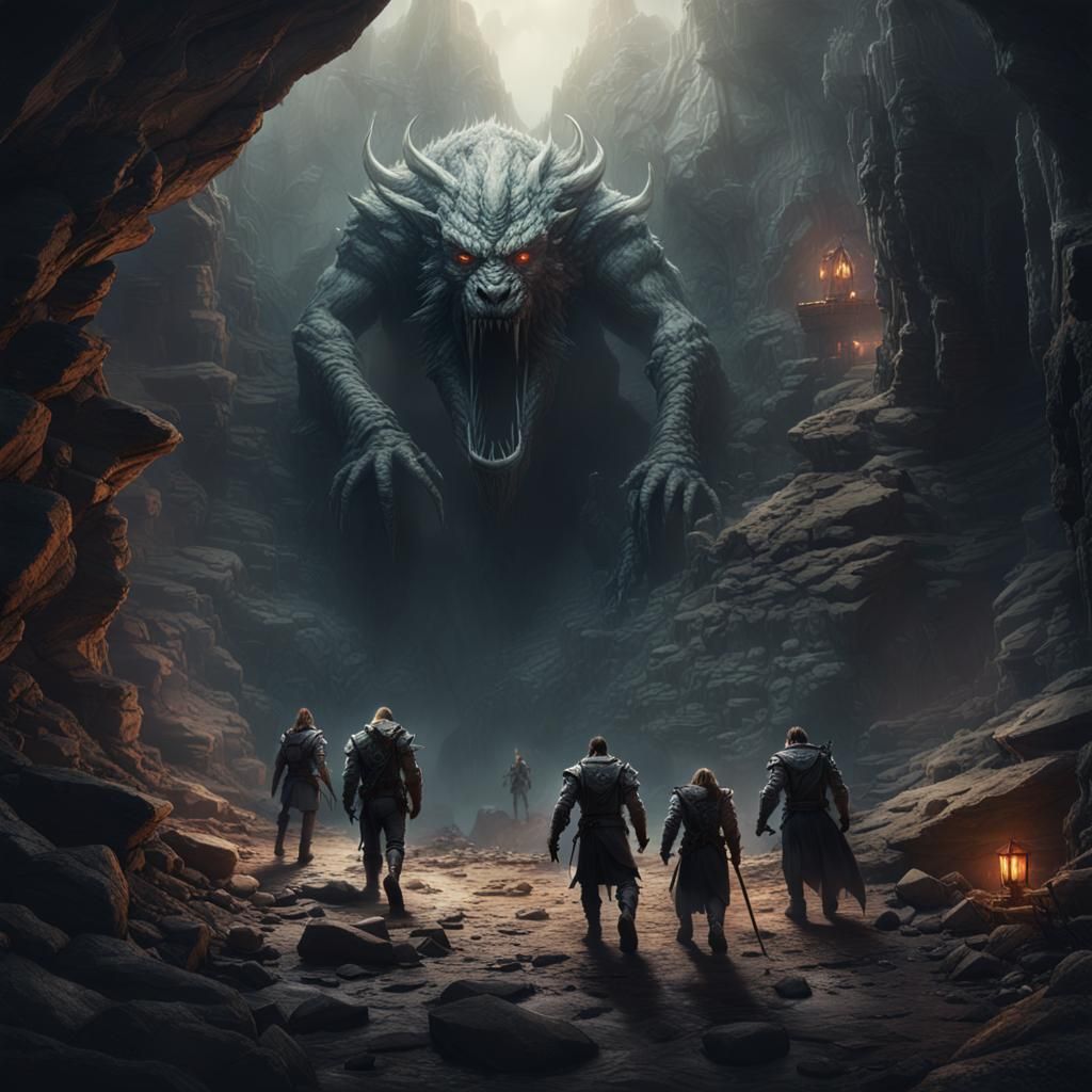 It is behind you, do not move!