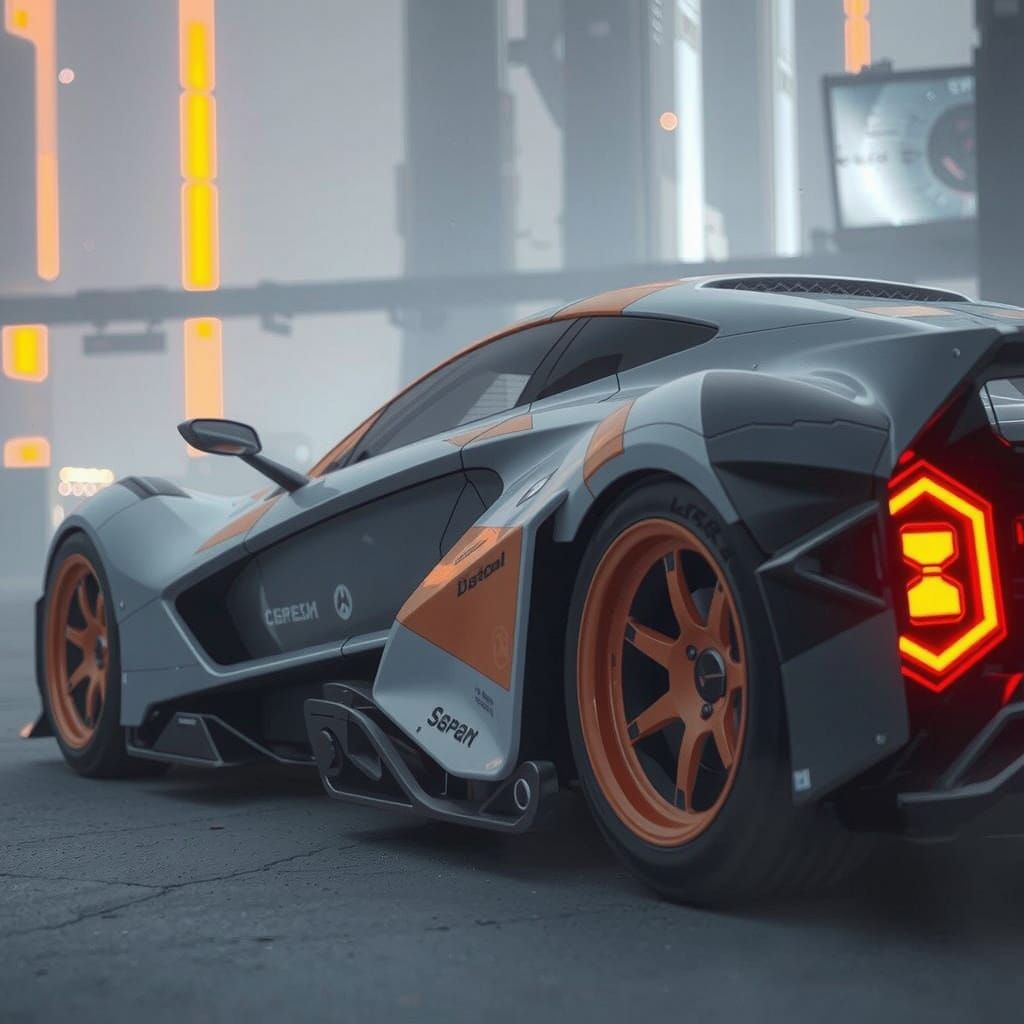 cyber nano tech supercar