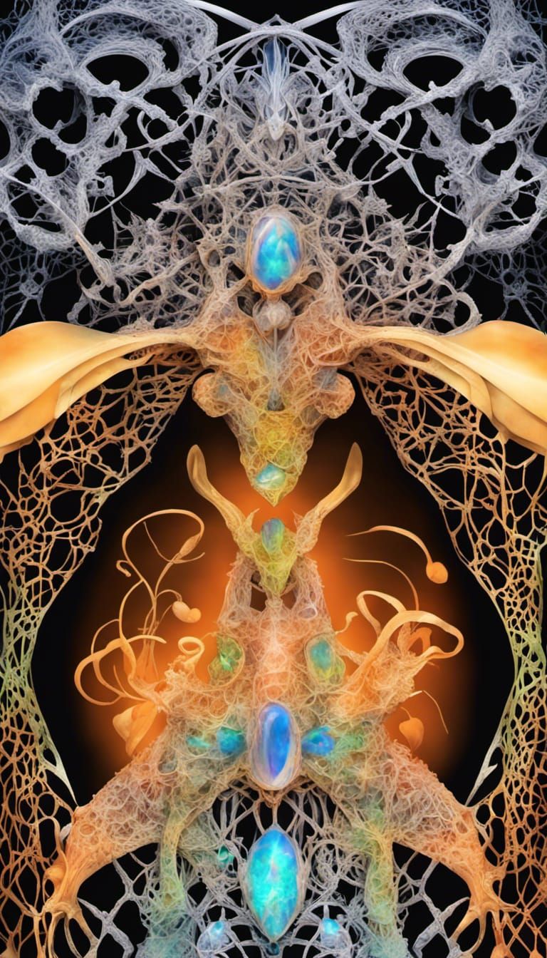 Gaia Harmonics: Australian Flora and Fauna in Fractal Art