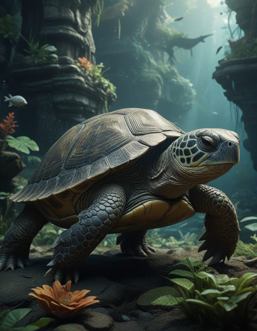 World Turtle Day Fantasy Concept Art