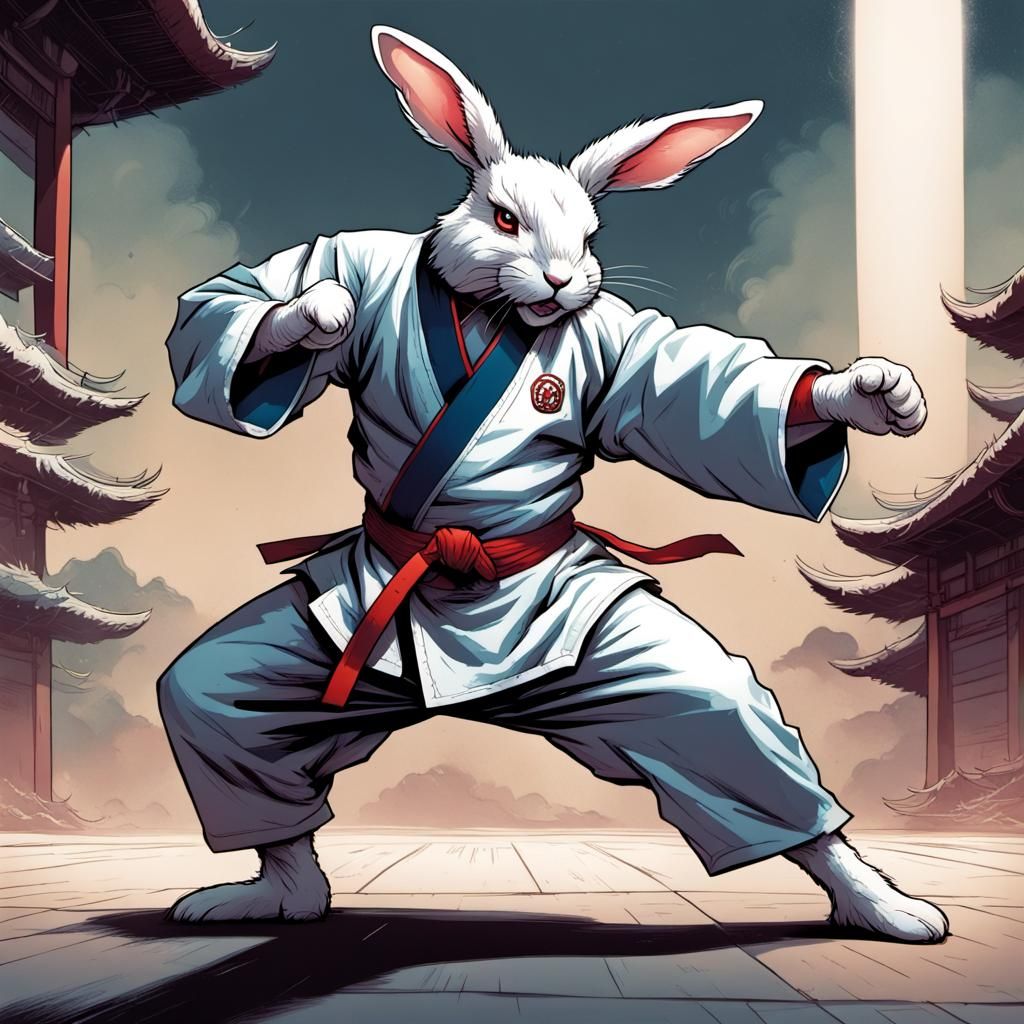 Taekwondo Rabbit