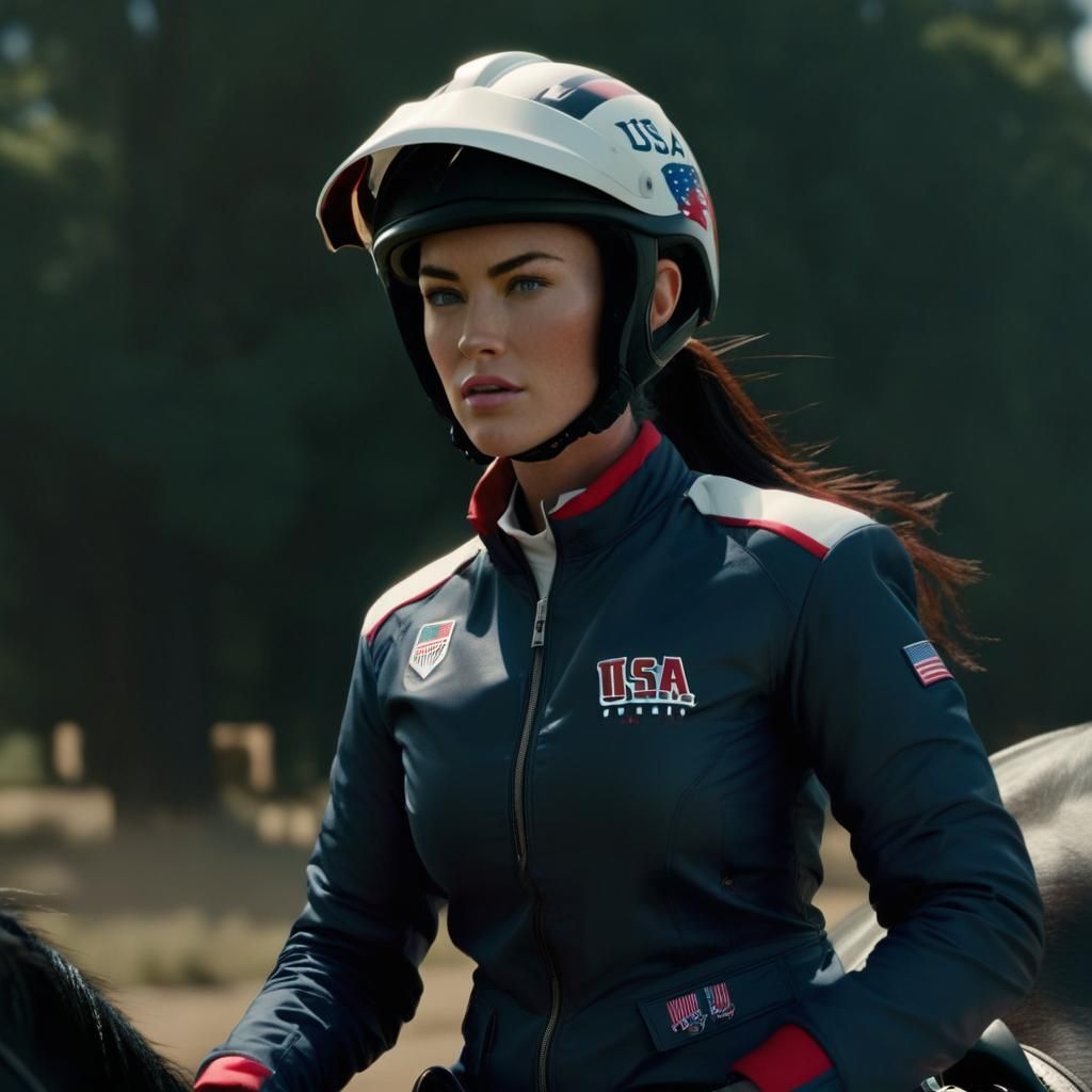 Equestrian Star Rides Stallion for Team USA