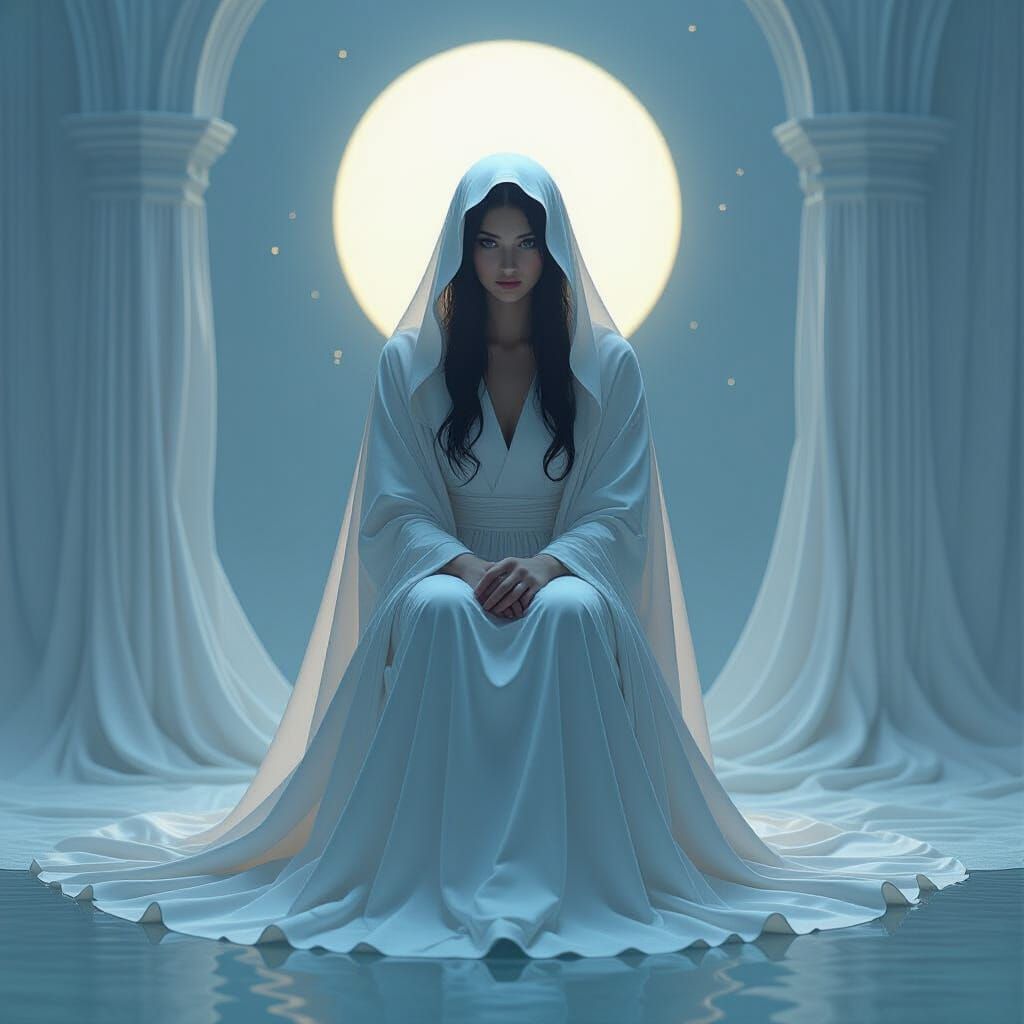 Celestial Being in Dreamlike Digital Art Style