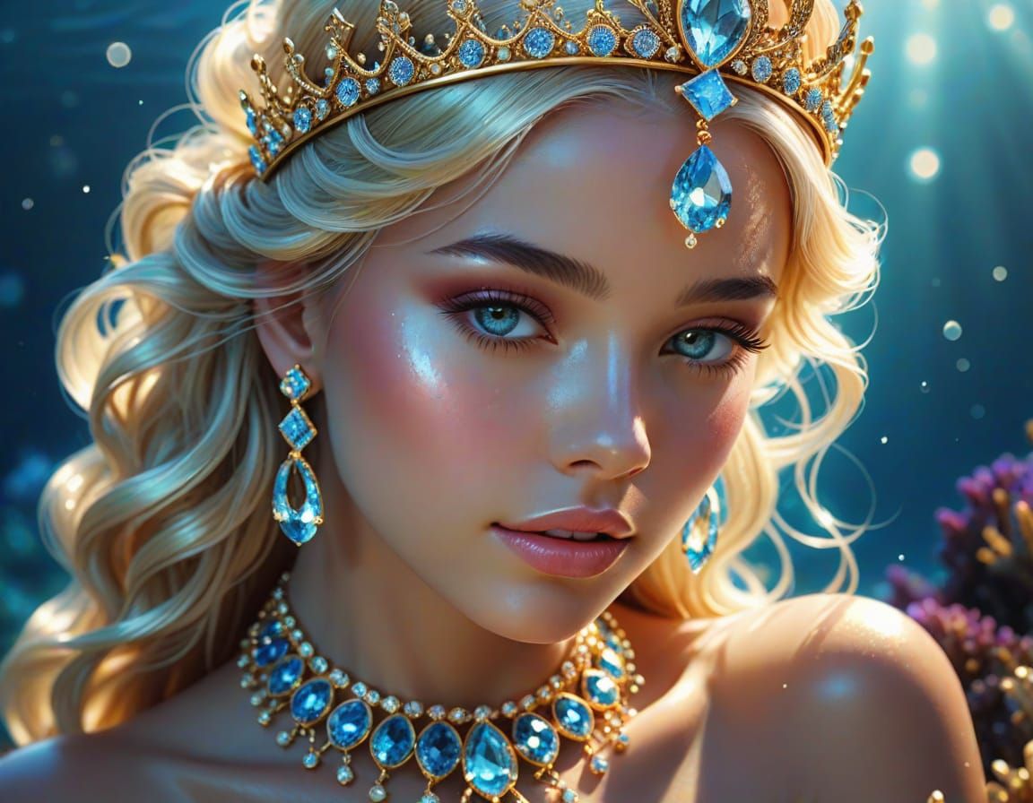 Beautiful mermaid princess - 1